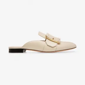 巴利/Bally 骨白色小牛皮无后跟穆勒鞋 6225901