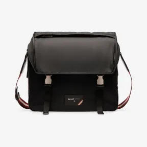 巴利/Bally 黑色尼龙邮差包 6226335