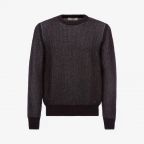 巴利/Bally 多重墨蓝色毛棉混纺套衫 6227236