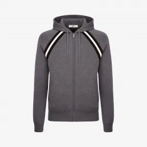 巴利/Bally 灰色羊毛针织连帽衫 6227253