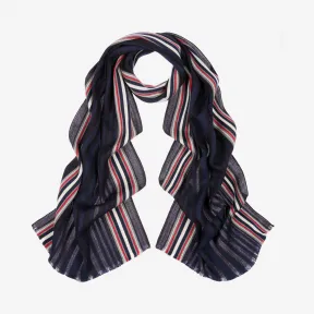 巴利/Bally 多重海军蓝羊毛围巾 6227376