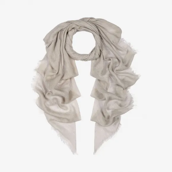 巴利/Bally 多重灰棉质提花围巾 6227601