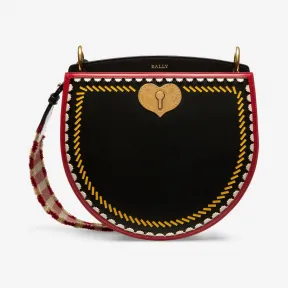 巴利/Bally 黑色小牛皮斜挎包 6227937