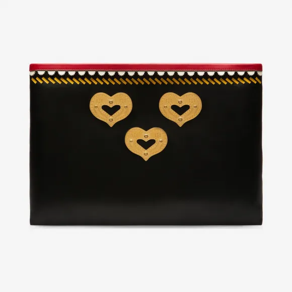 巴利/Bally 黑色小牛皮手拿包 6227949