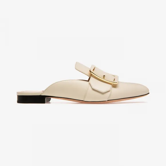 巴利/Bally 骨白色皮革便鞋 6228196