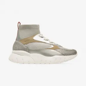 巴利/Bally 银色混纺高科技尼龙运动鞋 6228563