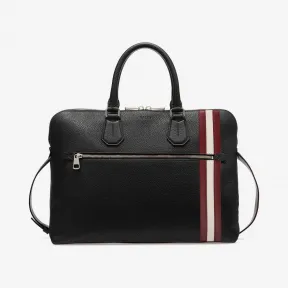 巴利/Bally 黑色小牛皮商务包 6228684