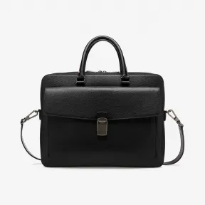 巴利/Bally 黑色皮革商务包 6228690