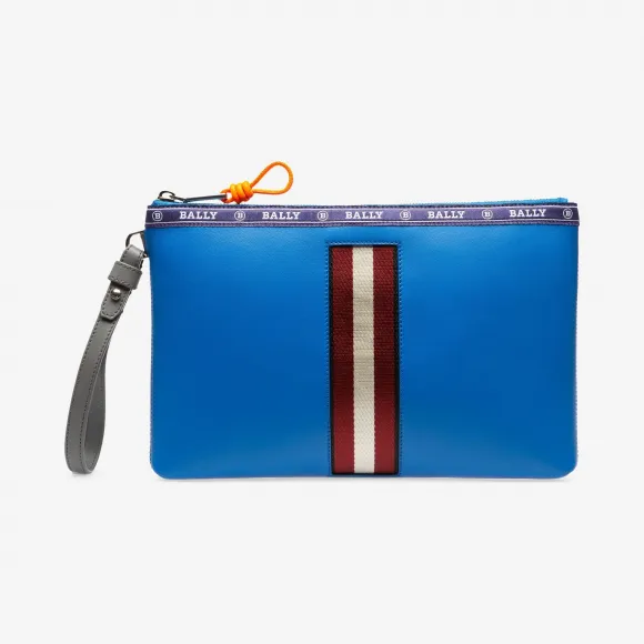 巴利/Bally 多重中国蓝皮革手拿包 6228711