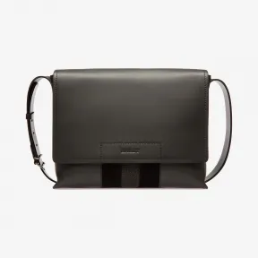 巴利/Bally 炭灰色小牛皮斜挎包 6228714