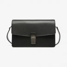 巴利/Bally 黑色皮革斜挎包 6228743