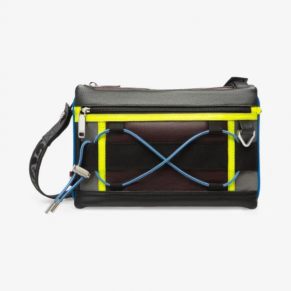 巴利/Bally 多重西梅红皮革斜挎包 6228751