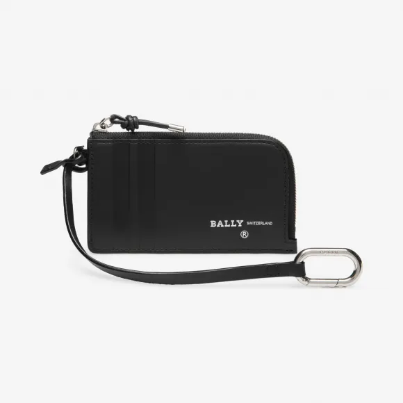 巴利/Bally 黑色小牛皮商务卡片夹 6228826