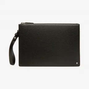 巴利/Bally 黑色皮革随身包 6228955