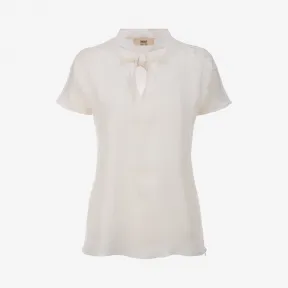 巴利/Bally 骨白色真丝混纺衬衫 6229224