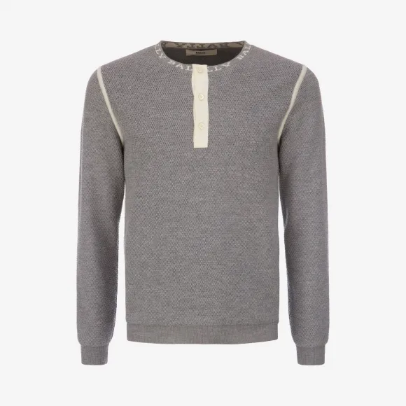 巴利/Bally 麻灰色羊毛衫 6229270