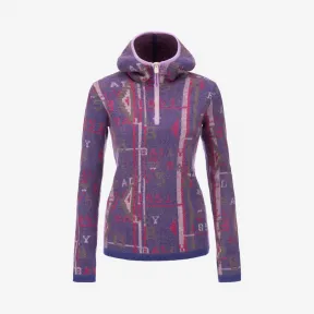 巴利/Bally 三角梅紫羊毛连帽衫 6229299