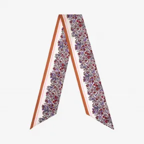 巴利/Bally 多重骨白色真丝头巾 6229343