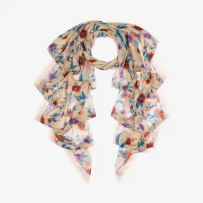 巴利/Bally 多重石灰色莫代尔混纺面料披肩 6229427