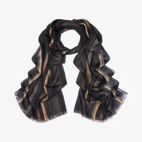 巴利/Bally 多重海蓝色羊毛和人造丝围巾 6229473