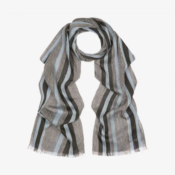 巴利/Bally 多重灰真丝和人造丝混纺围巾 6229490