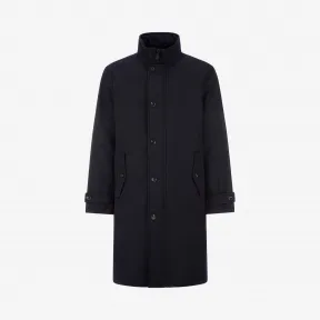 巴利/Bally 墨蓝色高科技羊毛风衣 6229544