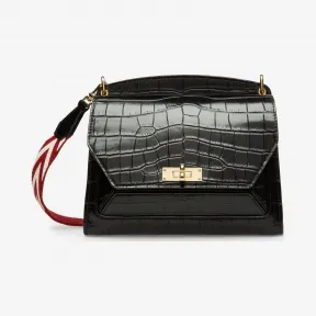 巴利/Bally 黑色小牛皮单肩包 6229740