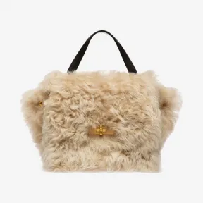 巴利/Bally 骨白色羔羊皮手柄包 6229771