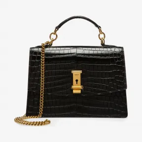 巴利/Bally 黑色小牛皮手提包 6229788