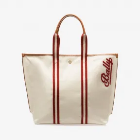 巴利/Bally 自然色织物面料托特包 6229861