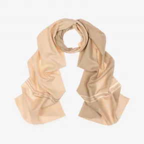 巴利/Bally 骨白色丝毛混纺围巾 6229968