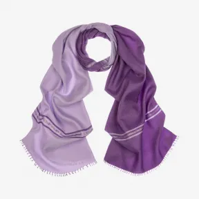 巴利/Bally 九重葛紫色丝毛混纺围巾 6229969