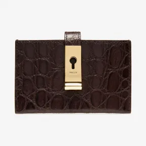 巴利/Bally 深紫红小牛皮名片夹 6230014