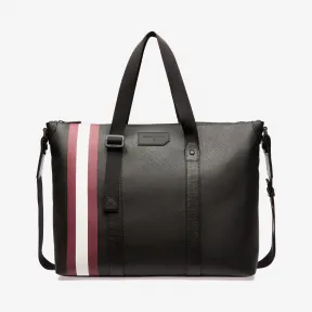 巴利/Bally 黑色合成皮革托特包 6230620