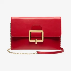 巴利/Bally 口红色光面小牛皮迷你包 6230627