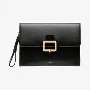 巴利/Bally 女士黑色光面小牛皮钱夹 6230648