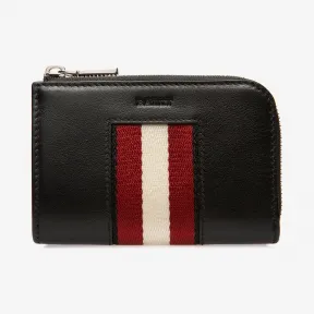 巴利/Bally 男士黑色纯色牛皮钥匙包 6231981