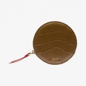 巴利/Bally 女士棕色压纹小牛皮收纳包 6233014