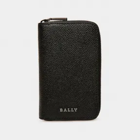 巴利/Bally 男士黑色 Bitt 皮革钥匙包 6238818