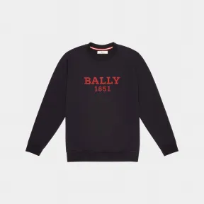 巴利/Bally 男士海军蓝棉质毛衣 6239943