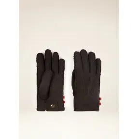 巴利/Bally 男士黑色皮手套 6240146