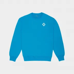 巴利/Bally 女士蓝色有机棉圆领衫 6301062