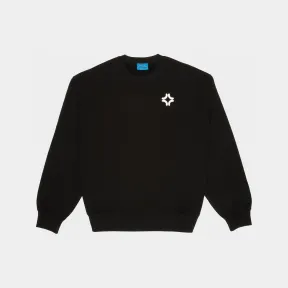 巴利/Bally 女士黑色有机棉圆领衫 6301063