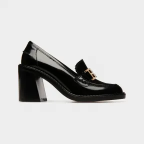 巴利/Bally 女士黑色 Ellyane 皮革高跟鞋 6301293