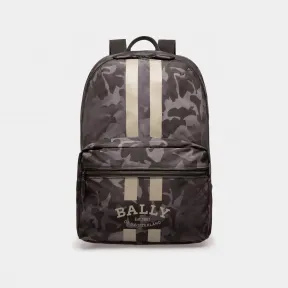 巴利/Bally 男士黑色 Fixie 尼龙背包 6301319