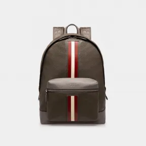 巴利/Bally 男士军绿色 Harper 皮革背包 6301436