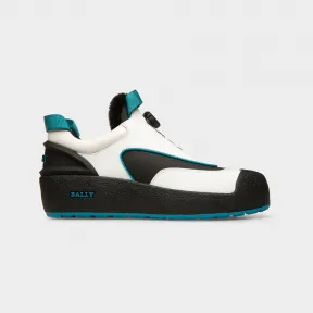 巴利/Bally Curtys 白色和黑色皮革雪地靴 6301508