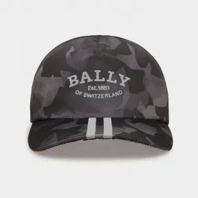 巴利/Bally 男士黑色再生涤纶 Baeball 帽子 6301775