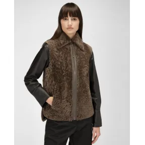 巴利/Bally 女士棕色羊毛背心 6301930