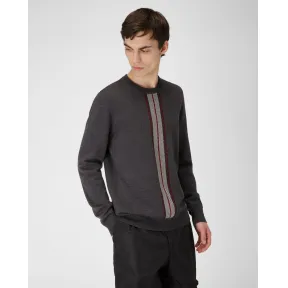 巴利/Bally 灰色羊毛圆领衫 6302033